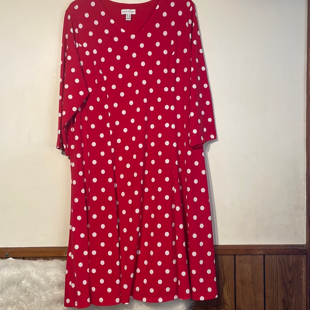 Susan Graver Plus Size Midi Dress